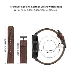 Tasikar Correas de cuero de 0.787 in compatibles con_6