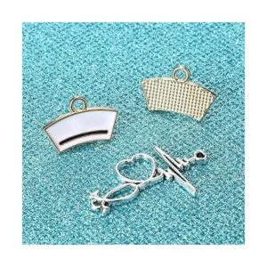 Junkin 108 dijes para enfermera estetoscopio dijes_7