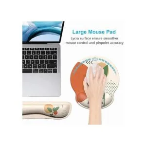 Dapesuom Reposamuñecas para teclado y mouse pad con_5