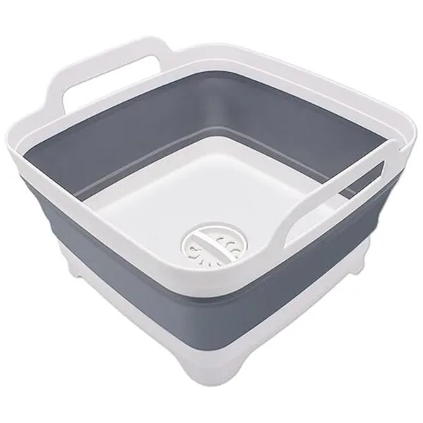 Lavabo plegable de plástico multiusos de 2.4 galones 9 L_1