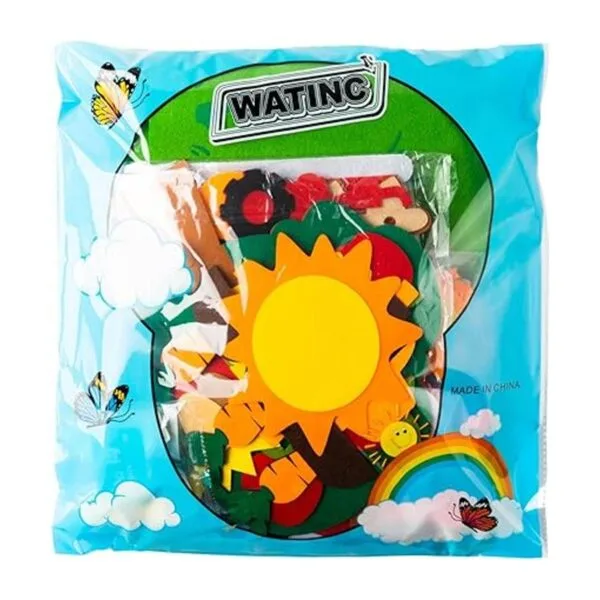 WATINC Juego de tablero de fieltro de animales de granja_6