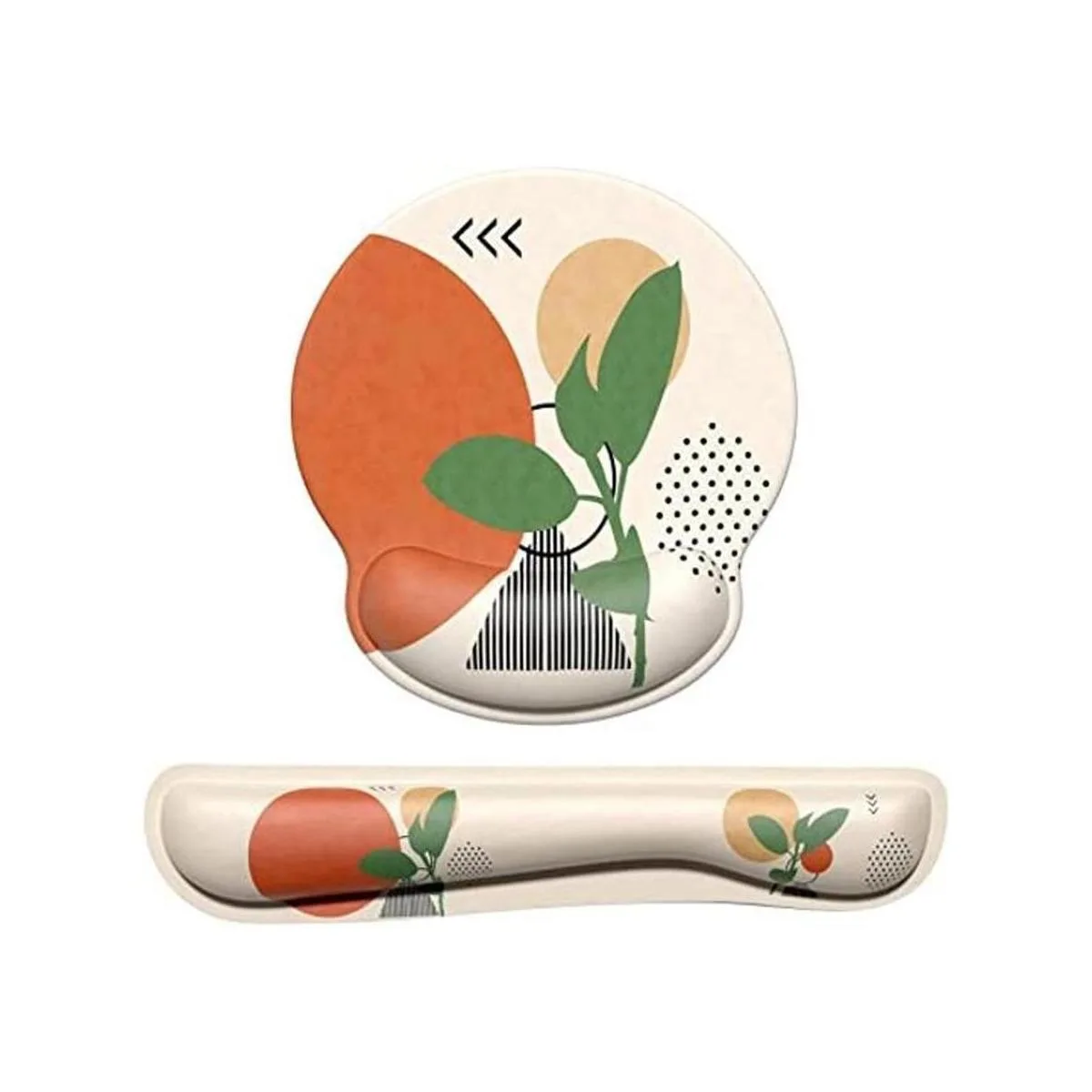 Dapesuom Reposamuñecas para teclado y mouse pad con_1