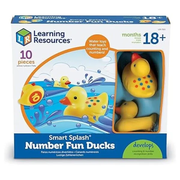 Learning Resources Juego de 10 patos multicolor 3 L x_5