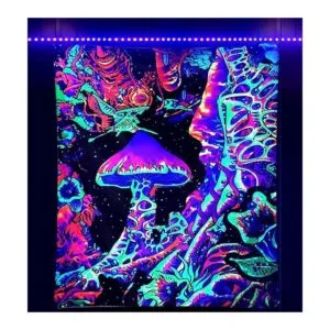 Addwel Tapiz de hongos Blacklight tapiz vertical tripppy_1