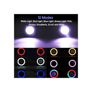 GLOBACT Faros delanteros RC Light RC con 12 modos para_3