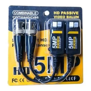 EVERSECU 5 pares de conectores pasivos HD BNC para cámaras_3