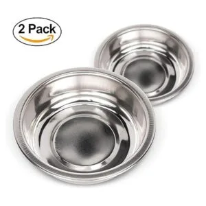 Cuencos de acero inoxidable para perros y gatos plato_4