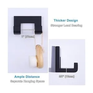 APLusee SUS 304 Gancho de doble capa cuadrado de acero_6