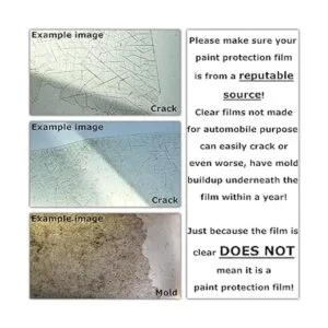 California HOV Stickers 3M Película de protección de_3