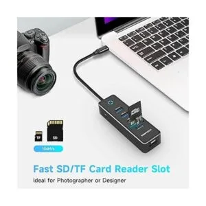 RSHTECH Hub USB C adaptador de dongle con HDMI 4K 3_4