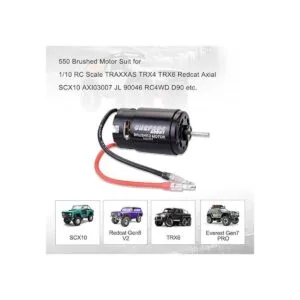 Motor eléctrico RC 550 cepillado 35T RC para 110 a escala_7