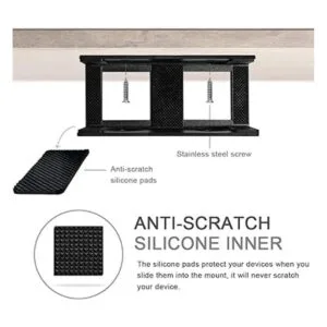 IFCASE Soporte de metal para debajo del escritorio para_6