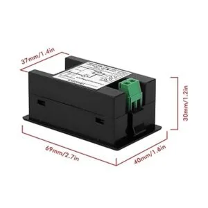 DROK Medidor de amperios de voltios panel de amperímetro_4