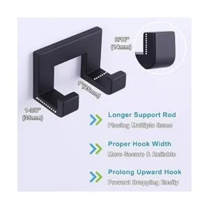 APLusee SUS 304 Gancho de doble capa cuadrado de acero_5