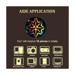 18 pegatinas de protección EMF para teléfono celular_3