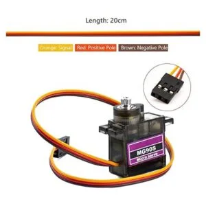 Hosyond Paquete de 5 microservos MG90S 9G engranajes de_3