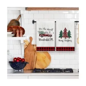 Artoid Mode Juego de 2 toallas de cocina y platos de_5