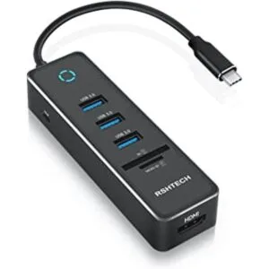 RSHTECH Hub USB C adaptador de dongle con HDMI 4K 3_1