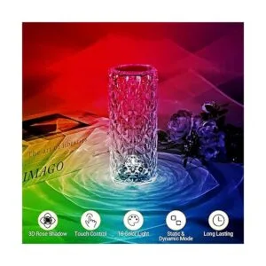 Lámpara de cristal recargable táctil con 16 colores RGB y_4