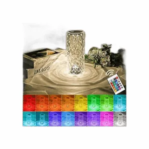 Lámpara de cristal recargable táctil con 16 colores RGB y_1