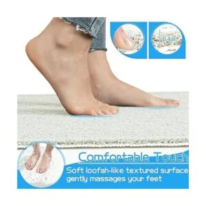 OXTAIL Tapete de ducha antideslizante de PVC suave para_4