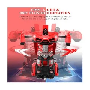 Dolanus Coche de control remoto Transform Robot RC Cars_4