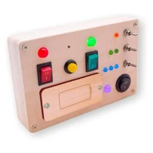 Disrerk Interruptor de luz LED Montessori tablero ocupado_1