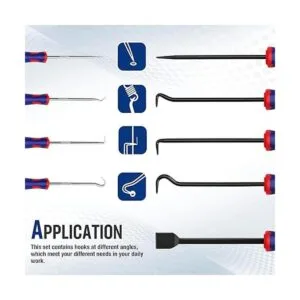 WORKPRO Juego de 9 ganchos de precisión con raspador_6