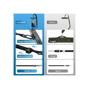 Syncwire Funda impermeable para teléfono paquete de 2_5
