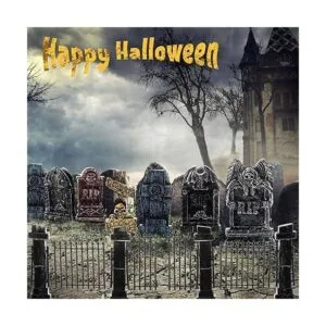 7 piezas de lápidas en miniatura de Halloween_4