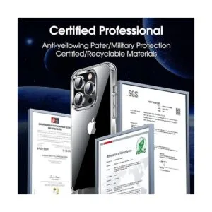 CASEKOO Funda transparente para iPhone 14 Pro Max nunca_5