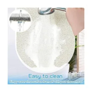 OXTAIL Tapete de ducha antideslizante de PVC suave para_6