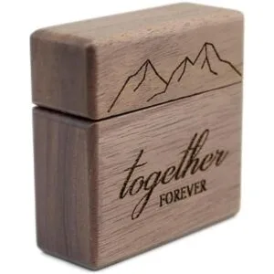 Together Forever Caja de anillos de compromiso de_7