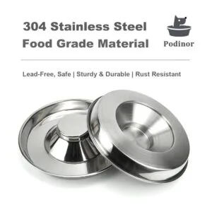 Podinor Stainless Steel Puppy Dog Bowls Pets Puppies_4