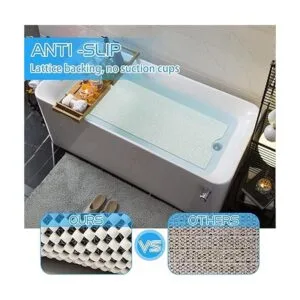 OXTAIL Tapete de ducha antideslizante de PVC suave para_3