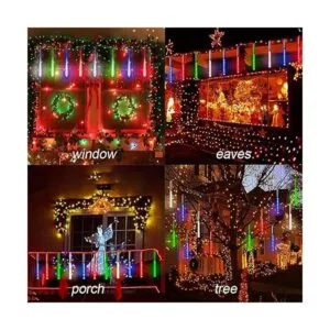 Aokudoni Luces de Navidad luces de lluvia de meteoritos_2