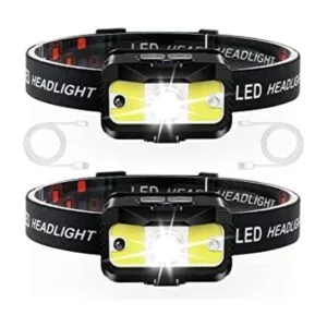 MIOISY Linterna frontal recargable de 1200 lúmenes_1