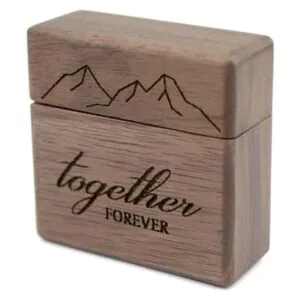Together Forever Caja de anillos de compromiso de_5