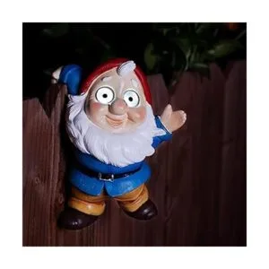 Blazin Garden Gnome Decoration Outdoor Solar Yard_4