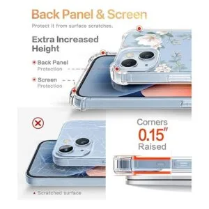 GVIEWIN Compatible con iPhone 14 con protector de_4