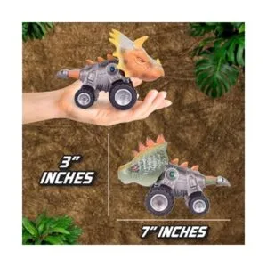 Maxx Action Dyborg Vehículos pequeños de dinosaurio para_2