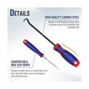 WORKPRO Juego de 9 ganchos de precisión con raspador_5