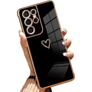 AIGOMARA Funda compatible con Samsung Galaxy S21 Ultra con_1