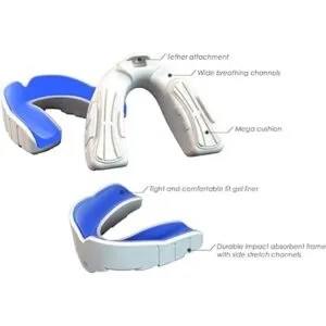 COOLLO SPORTS Boil and Bite Protector bucal con Tether DBT_3