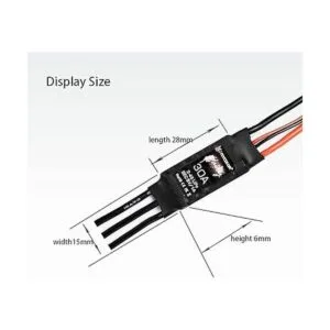 FLYCOLOR 30A ESC 24S sin escobillas con 5V 1A BEC para_5