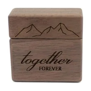 Together Forever Caja de anillos de compromiso de_6