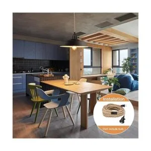 Kit de luz colgante de 16.5 pies con interruptor luces_7