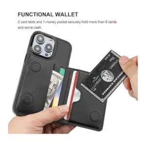 KIHUWEY Compatible con iPhone 14 Pro Funda tipo cartera_4