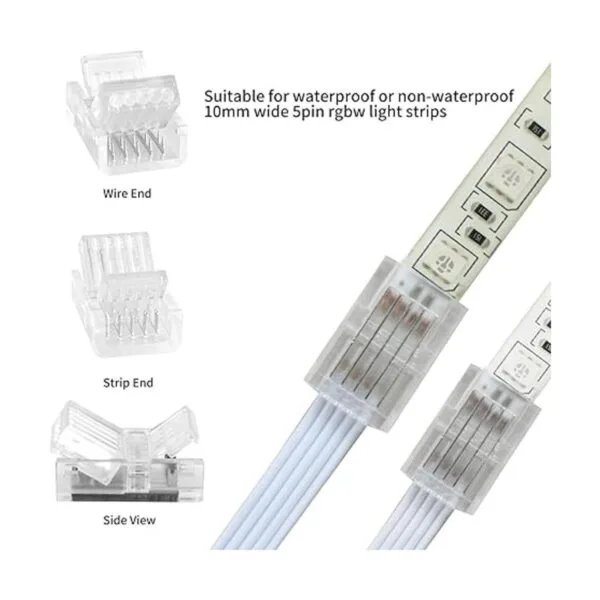 RGBZONE Cable de extensión RGBW de 5 pines de 32.8 pies y_2