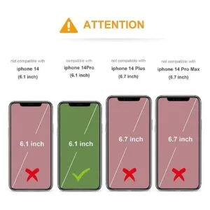 KIHUWEY Compatible con iPhone 14 Pro Funda tipo cartera_2